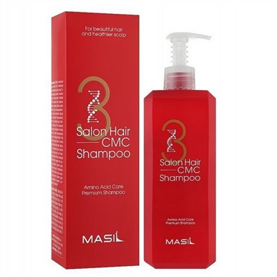 Masil Шампунь для волос восстанавливающий с аминокислотами / 3 Salon Hair CMC Shampoo, 500 мл