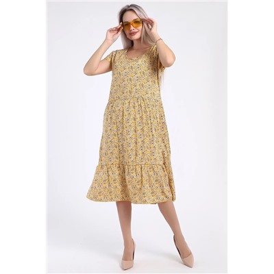 Платье  женское - 735 - желтый