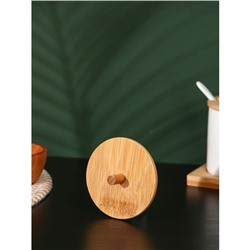 Крышка бамбуковая для чайника с ручкой BellaTenero «ЭКО», d=8,1 см (7 см)