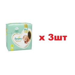 Pampers Premium Care (2-5кг) подгузники 4шт 3шт