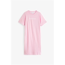 Calvin Klein Pink Slogan Nightdress