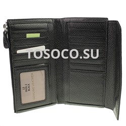 15 9920 black кошелек GENUINE LEATHER натуральная кожа 9x19x2