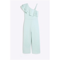 River Island Girls Mint Scuba Jumpsuit