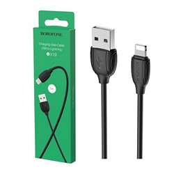 Кабель USB - Lightning BOROFONE BX19 (черный) 1м