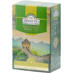 AHMAD TEA. Gunpowder 100 гр. карт.пачка (Уцененная)