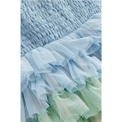 Boden Rainbow Skirt Tulle Dress