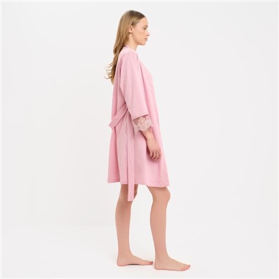 Комплект женский KAFTAN (халат и сорочка), р. 40-42, розовый