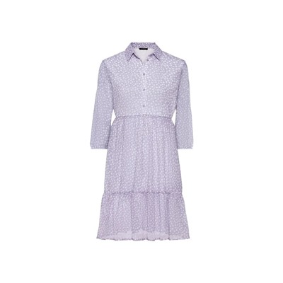 esmara® Damen Kleid, in fließender Chiffon-Qualität