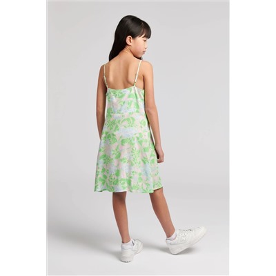 Jack Wills Mini Girls Green Tie Strap Dress