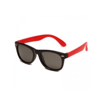 IQ10030 - Детские солнцезащитные очки ICONIQ Kids S8002 С14 черный-красный