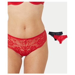 Pantys aus Spitze 2er-Pack, Janina