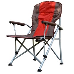ProfiCamp Кресло складное туристическое "КС-124" (до 150 кг, подстаканник, в чехле, красный)