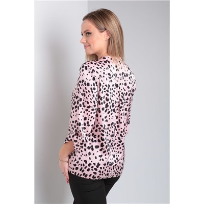 Блуза Modema 728-4 черно-розовый