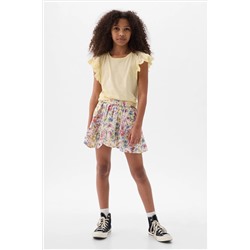 Gap Floral Ruffle Skort