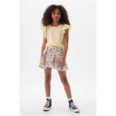 Gap Floral Ruffle Skort