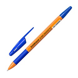 Ручка шариковая неавтомат. Erich Krause R-301 Orange 0,7,син,масл,манж