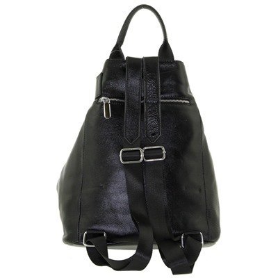 Рюкзак кожаный большой черный для А4 LMR 7768j