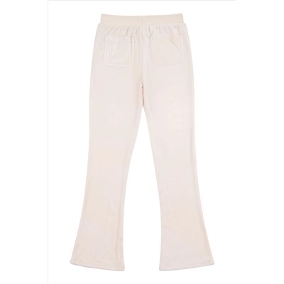 Juicy Couture Girls Diamante Bootcut Pink Joggers