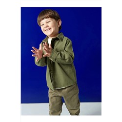 Базовая рубашка для мальчика с длинными рукавами LCW baby W35449Z1ata