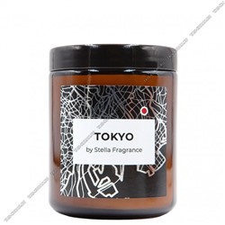 Свеча 250гр "Tokyo" (апельсин, гвоздика, вишня) ручн.работа,100% парафин,время горения 20ч (12)