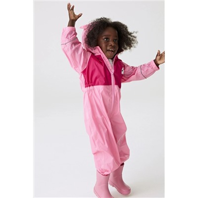 Regatta Pink Charco Waterproof Puddlesuit