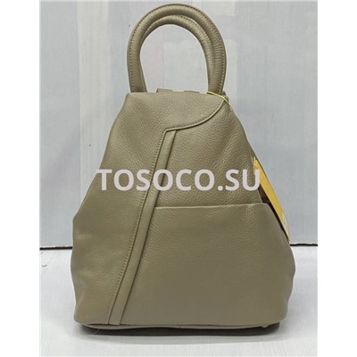 042 khaki рюкзак Wifeore натуральная кожа 24x13x28