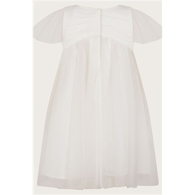 Monsoon Baby Natural Hannah Empire Seam Dress