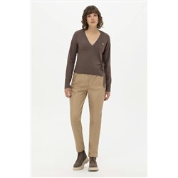 Женские брюки светло-коричневого цвета Неожиданная скидка в корзине