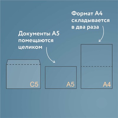 Конверты С5 (162х229 мм) клей, "Куда-Кому", 80 г/м2, КОМПЛЕКТ 50 шт., клапан автомат, внутренняя запечатка, 251.50