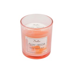 Ароматическая свеча PEONY FREESIA в стекле, Д70 Ш70 В80