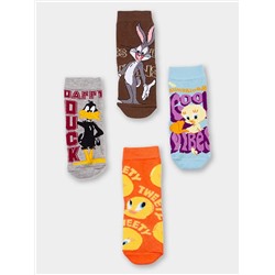 Лицензионные носки для девочек Supermino Looney Tunes, 4 пары, 20497