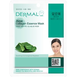 [DERMAL] Маска для лица тканевая КОЛЛАГЕН и АЛОЭ Aloe Collagen Essence Mask Soothing, 23 мл