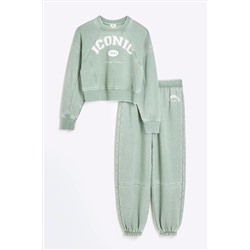 River Island Girls Drenched Iconic Sweat Set