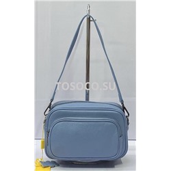 1165-2 blue сумка Wifeore натуральная кожа 15х22х7