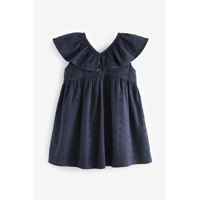 Cotton Broderie Dress (3mths-8yrs)