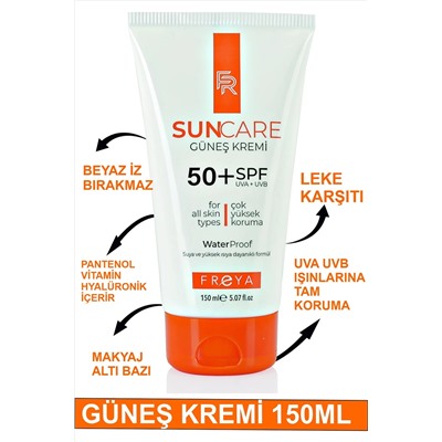 Freya GÜNEŞ KREMİ 150ML SUN CARE +50 SPF солнцезащитный крем