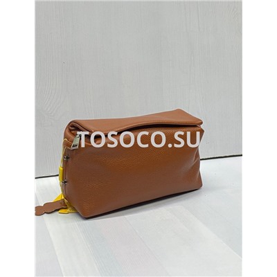 055-2 brown сумка  Wifeore натуральная кожа 15x8xх24