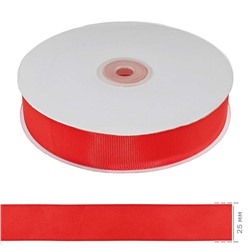 Лента репсовая 1д (25 мм) (красный) А3-026