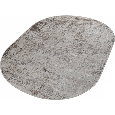 Ковёр овальный Eliza 38554A, размер 83x150 см, цвет grey fls/cream fls