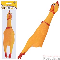 Игрушка-пищалка для животных "Биг Чикен". Общая длина 29,5 см. NEW арт. MD-VL40-63