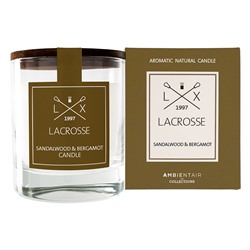 Свеча ароматическая Lacrosse, Sandalwood&Bergamot, 40 ч