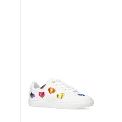 Kurt Geiger London White Mini Lane Love Trainers