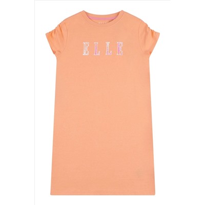 Elle Junior Girls Orange Jersey Dress