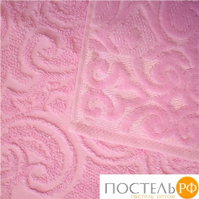 Набор из 2 велюровых полотенец 50х85 см Eleganta Aphrodite 500 г/м2, нежно-розовый