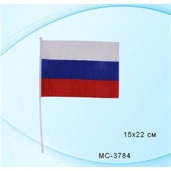 Флажок российский 14х21 см MC-3784 "Триколор" Basir