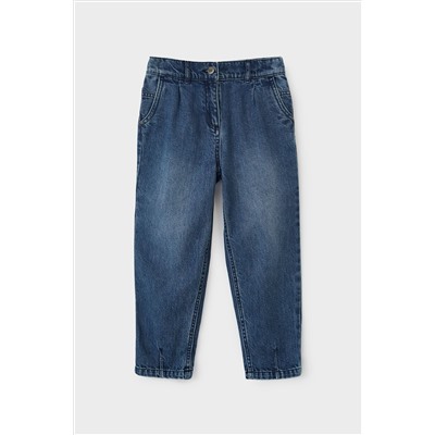 Crew Clothing Company Blue Cotton Loose Jeans