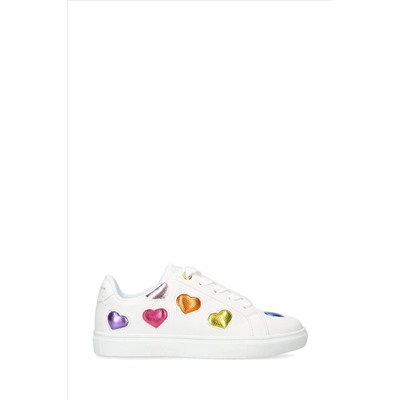 Kurt Geiger London White Mini Lane Love Trainers