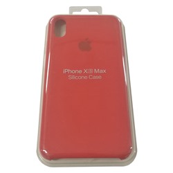 Силиконовый чехол для iPhone XS MAX красный