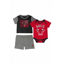 Fanatics Red Chicago Bulls Babywear Set