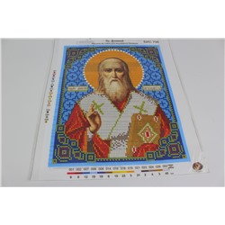 Рисунок на ткани для вышивания бисером Св.Дионисий 20*25 см
